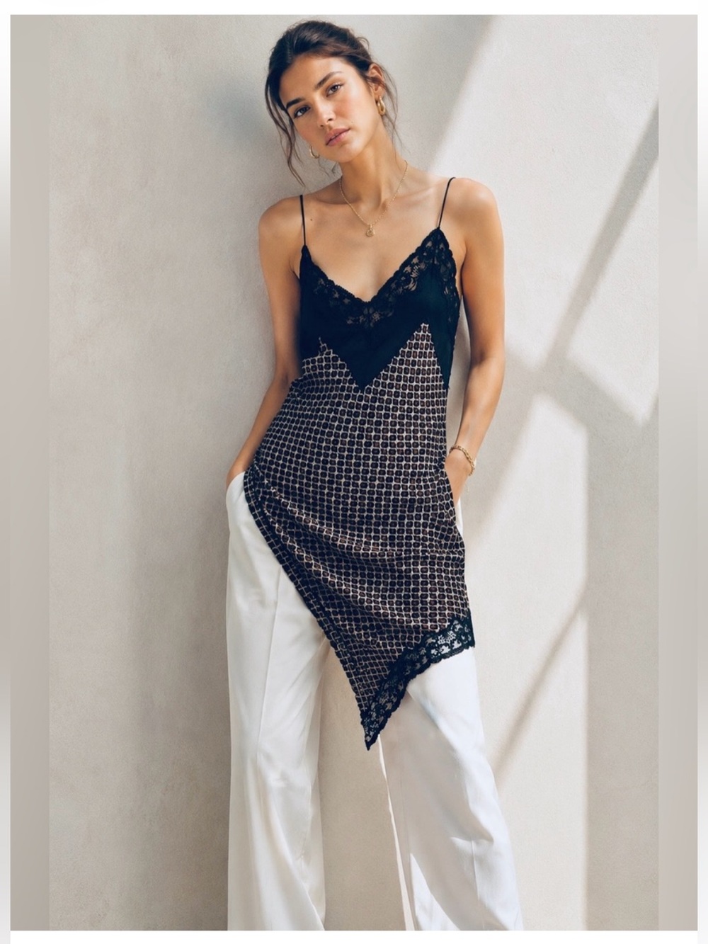 NWT Zara Asymmetric 100% Viscose Printed Dress Top